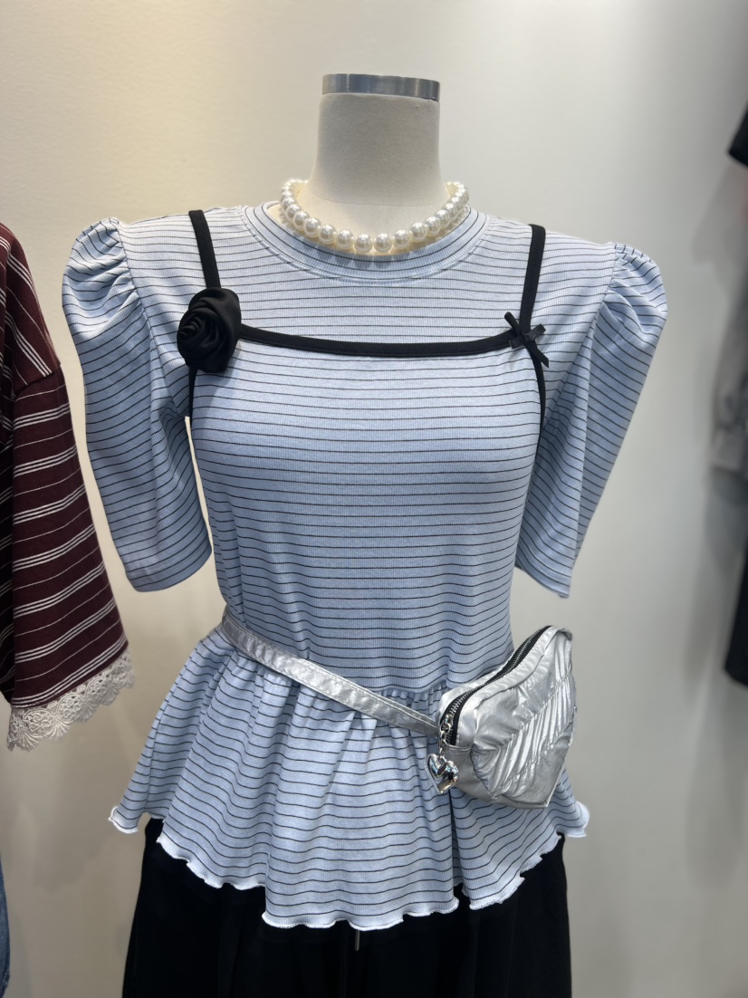 BLUE BANANA韓國東大門直郵女裝新品時尚休閑人氣26春夏T恤BLUE BANANAT恤