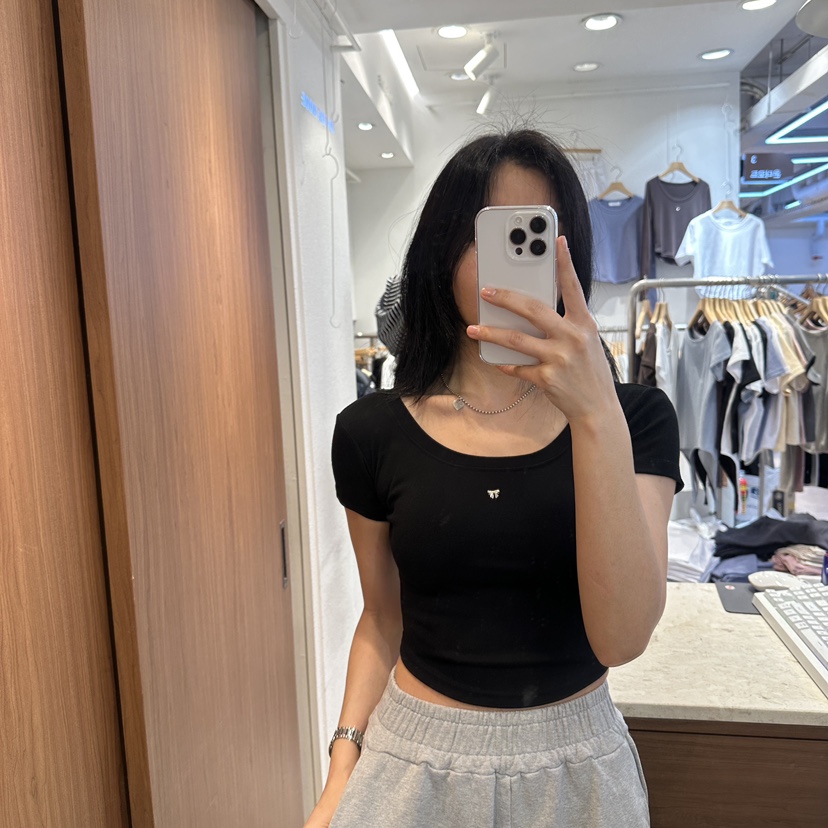 ON THE MODE韓國直郵實拍女士新品26春夏推薦時尚熱賣T恤ON THE MODET恤