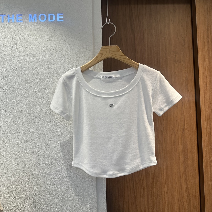 ON THE MODE韓國直郵實拍女士新品26春夏推薦時尚熱賣T恤ON THE MODET恤圖色1