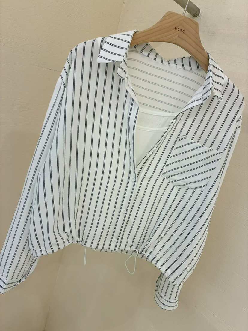 MUSE-P韓國代購女士新款職業人氣休閑襯衫蕾絲衫不含內搭MUSE-P襯衫/蕾絲衫圖色4