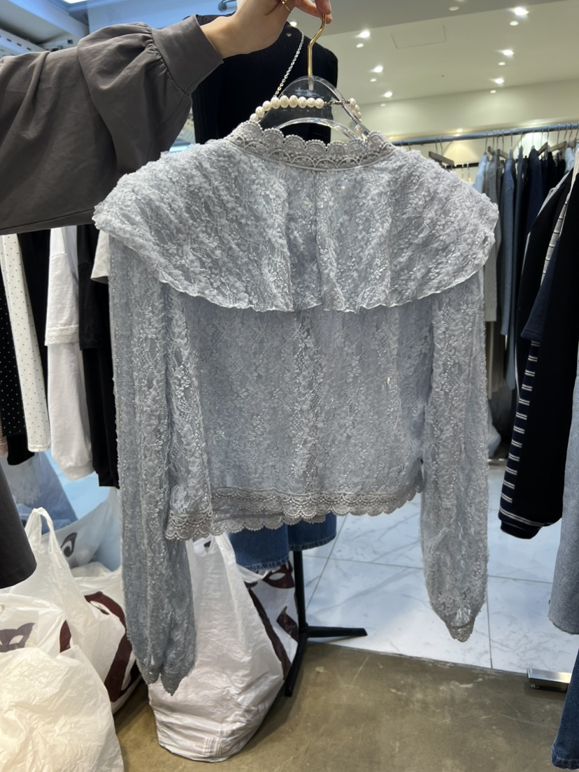 BLUE BANANA韓國代購女士新款職業休閑26春夏襯衫蕾絲衫BLUE BANANA襯衫/蕾絲衫