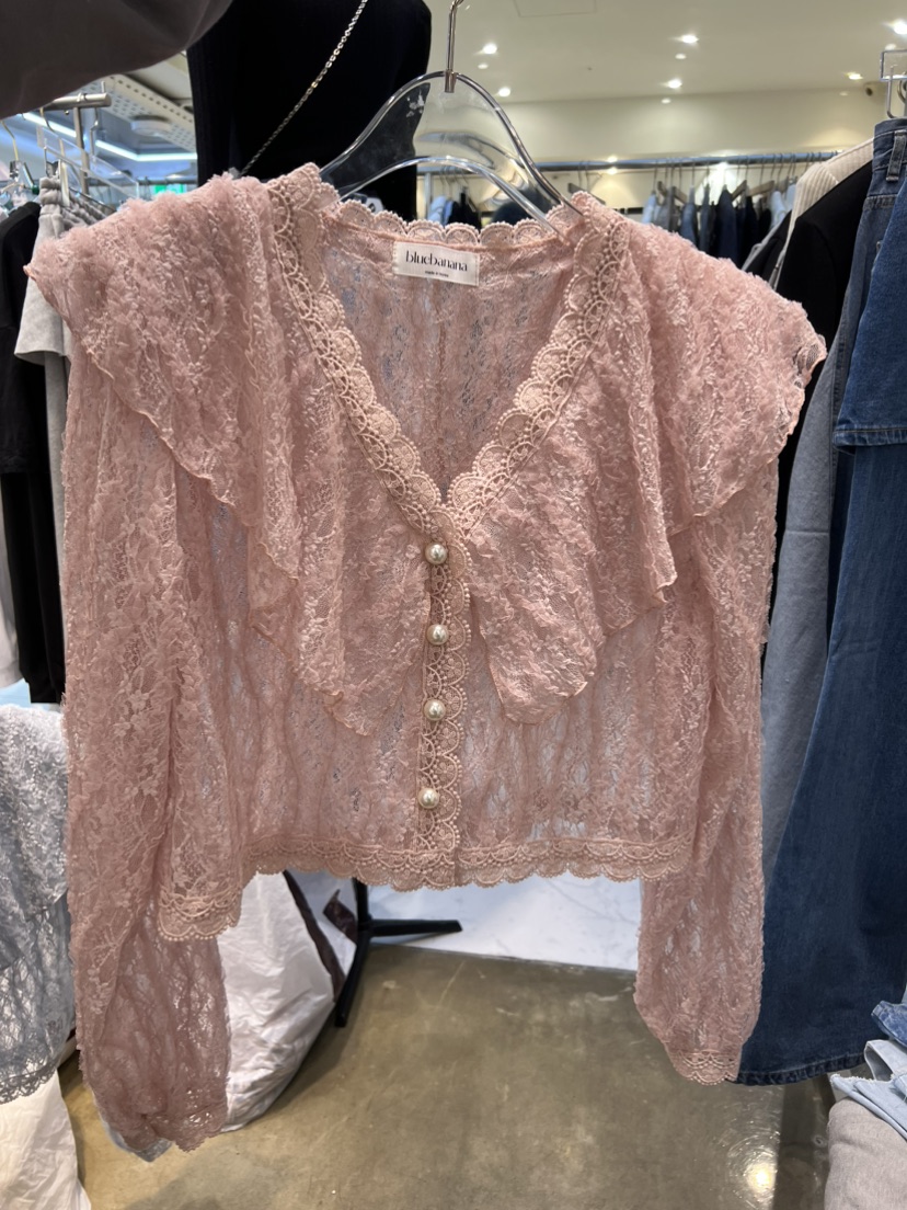 BLUE BANANA韓國代購女士新款職業休閑26春夏襯衫蕾絲衫BLUE BANANA襯衫/蕾絲衫圖色2