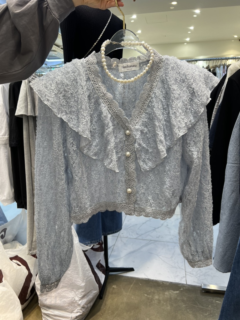 BLUE BANANA韓國代購女士新款職業休閑26春夏襯衫蕾絲衫BLUE BANANA襯衫/蕾絲衫圖色3