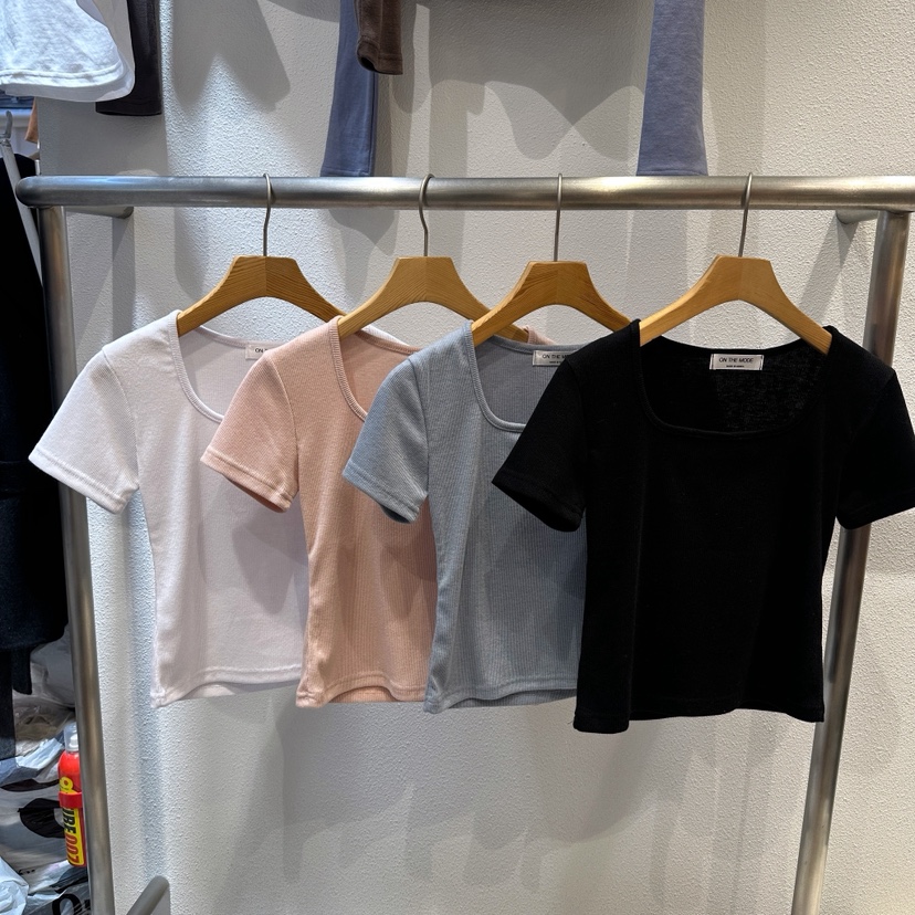 ON THE MODE韓國代購女裝新品26春夏職業時尚推薦休閑T恤ON THE MODET恤
