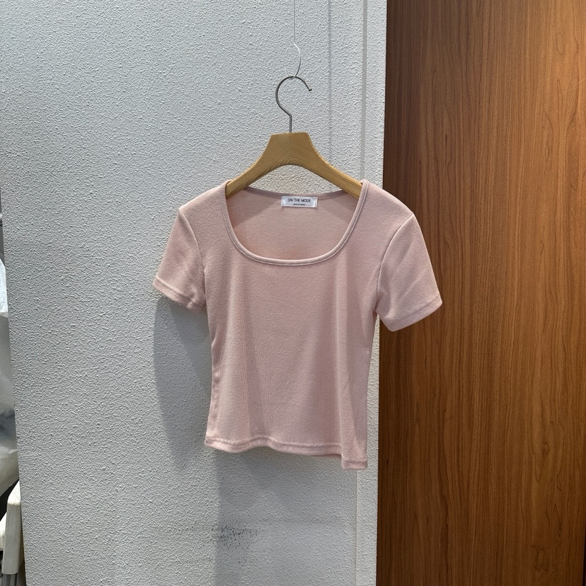 ON THE MODE韓國代購女裝新品26春夏職業時尚推薦休閑T恤ON THE MODET恤圖色2