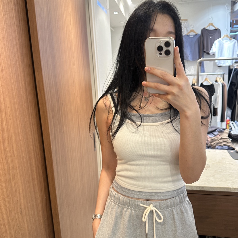 ON THE MODE韓國東大門直郵女士新品人氣時尚吊帶背心雙面ON THE MODE吊帶/背心