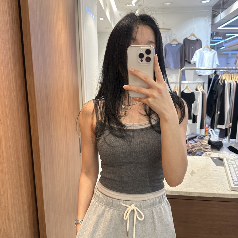 ON THE MODE韓國東大門直郵女士新品人氣時尚吊帶背心雙面ON THE MODE吊帶/背心