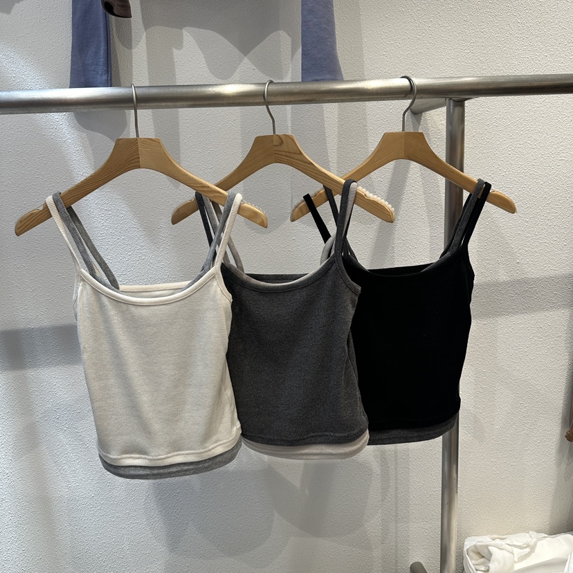 ON THE MODE韓國東大門直郵女士新品人氣時尚吊帶背心雙面ON THE MODE吊帶/背心