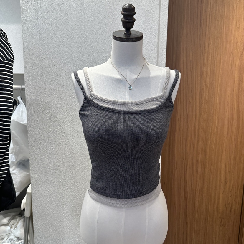 ON THE MODE韓國東大門直郵女士新品人氣時尚吊帶背心雙面ON THE MODE吊帶/背心圖色2