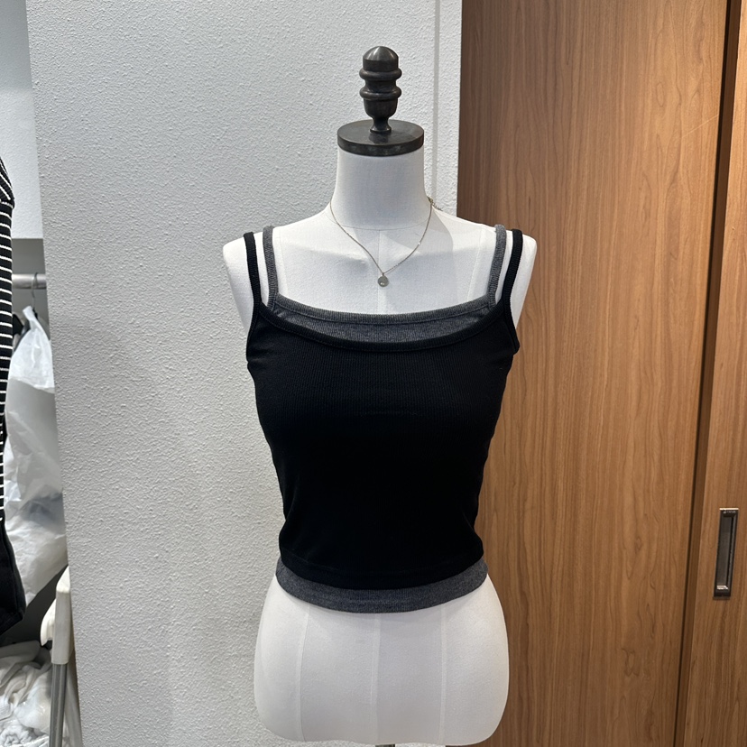 ON THE MODE韓國東大門直郵女士新品人氣時尚吊帶背心雙面ON THE MODE吊帶/背心圖色3