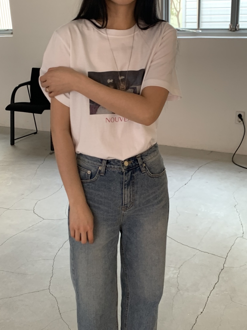 NOUVEAU韓國東大門代購女裝新款熱賣職業休閑人氣26春夏T恤NOUVEAUT恤