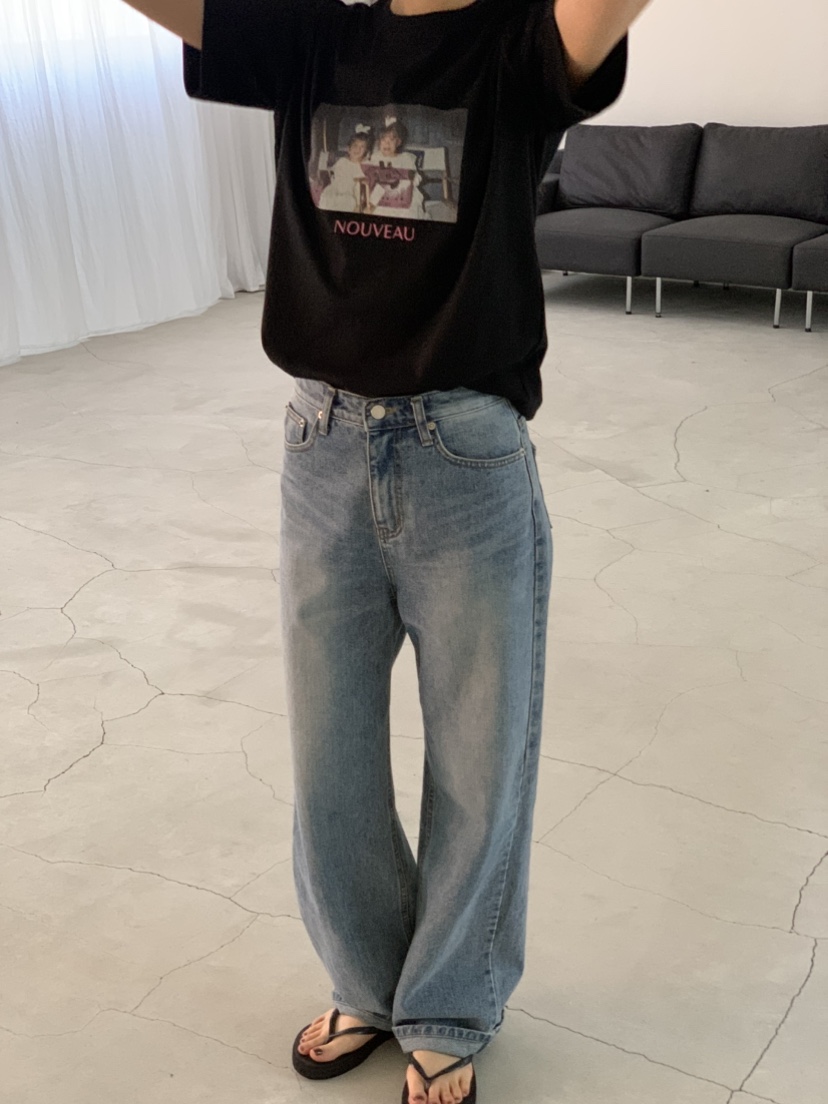 NOUVEAU韓國東大門代購女裝新款熱賣職業休閑人氣26春夏T恤NOUVEAUT恤