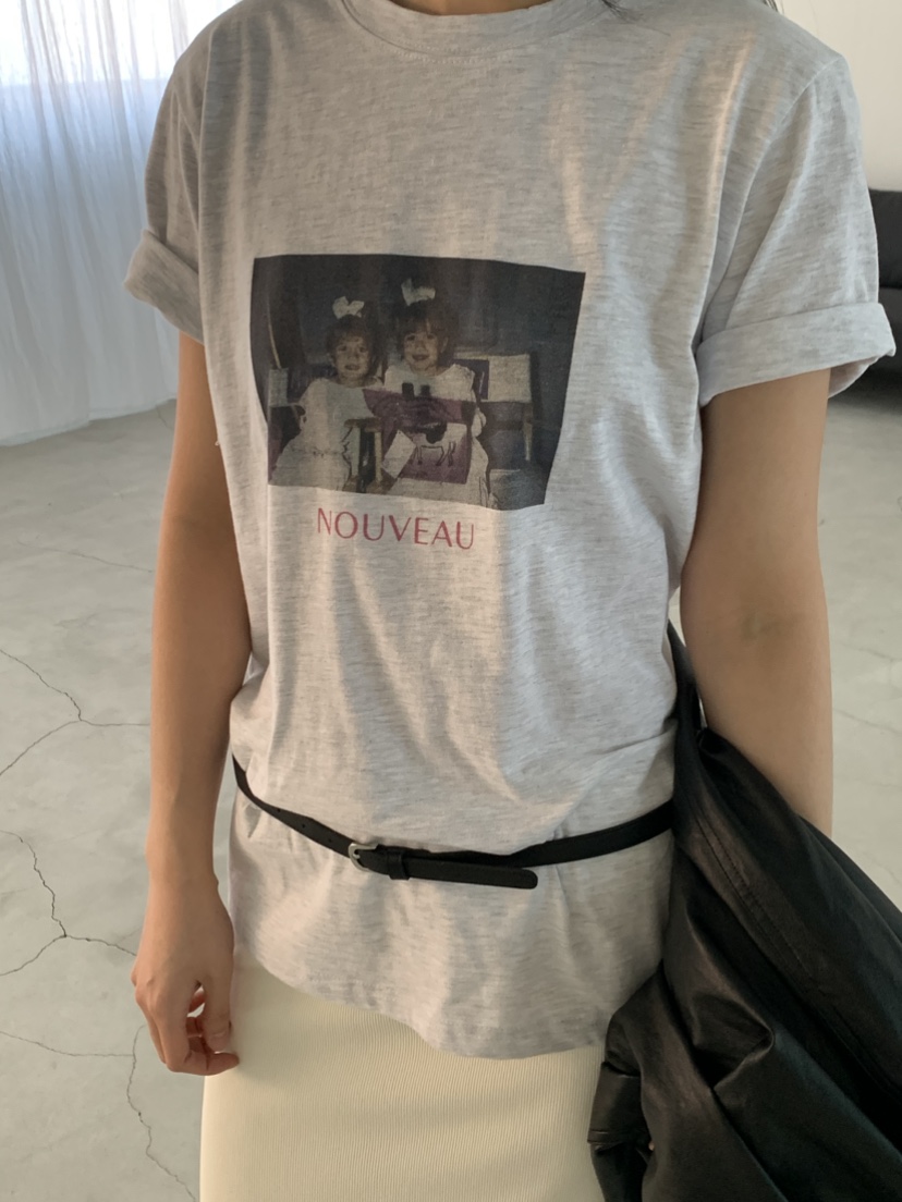 NOUVEAU韓國東大門代購女裝新款熱賣職業休閑人氣26春夏T恤NOUVEAUT恤