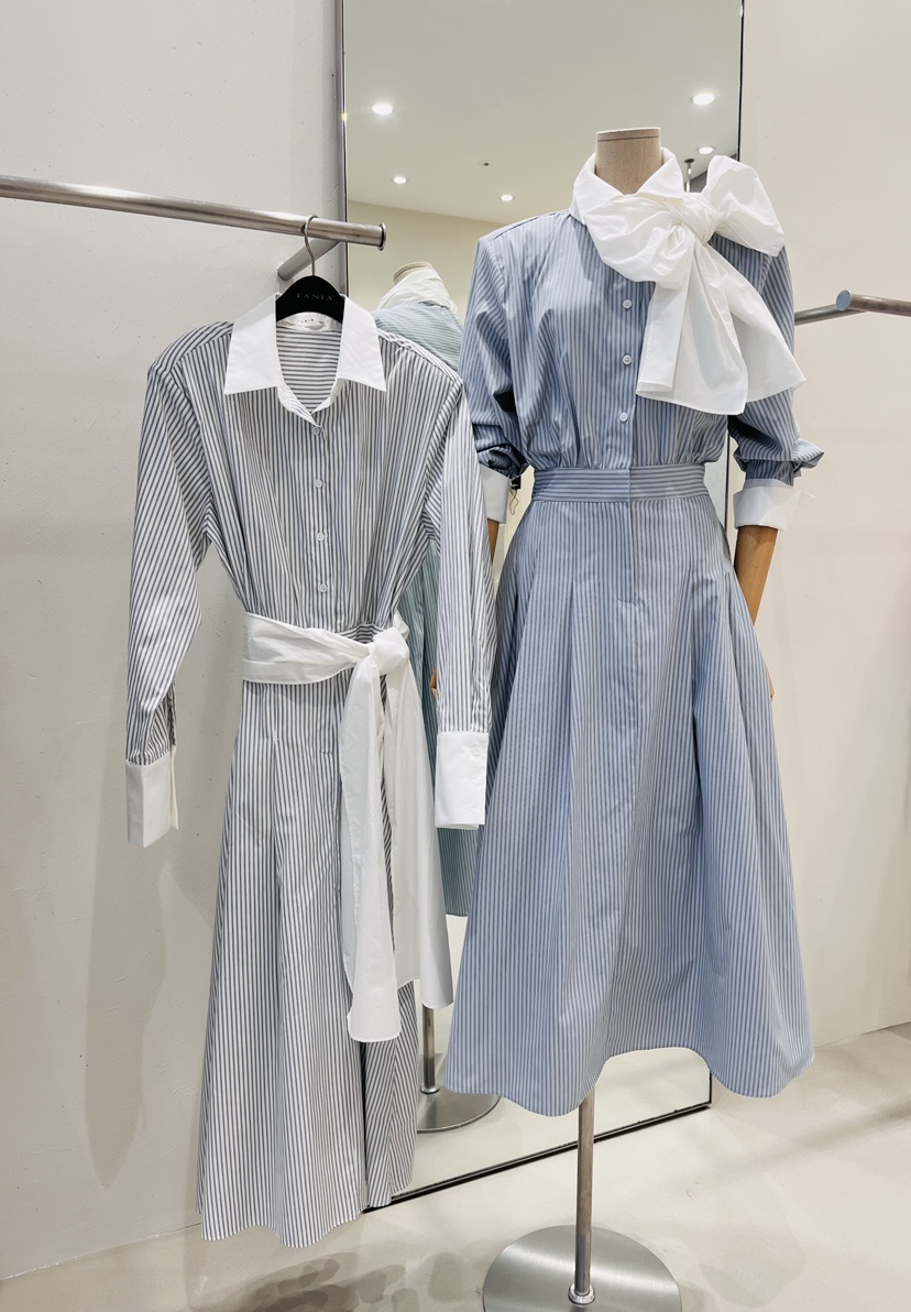 TANIA韓國直郵實拍女士新款人氣推薦職業26春夏連衣裙不含圍巾TANIA連衣裙