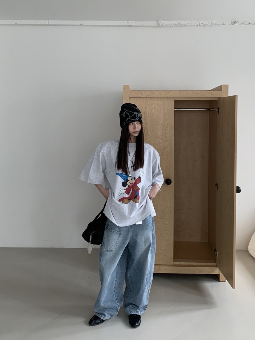 OURWAVE/OUR ROOM韓國代購女士新款休閑推薦時尚26春夏T恤Our Wave/Our RoomT恤