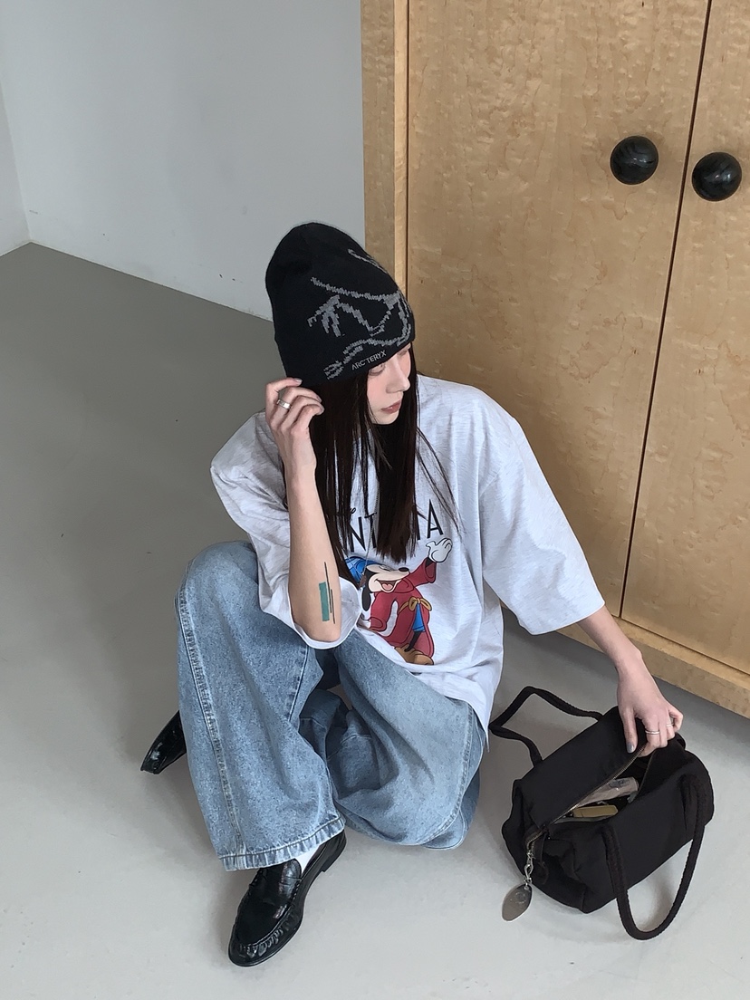 OURWAVE/OUR ROOM韓國代購女士新款休閑推薦時尚26春夏T恤Our Wave/Our RoomT恤