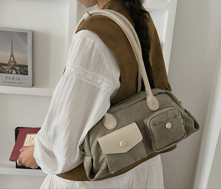 TROUVAILLE韓國東大門直郵女裝新品人氣時尚熱賣單肩斜跨包TROUVAILLE單肩/斜跨包圖色2