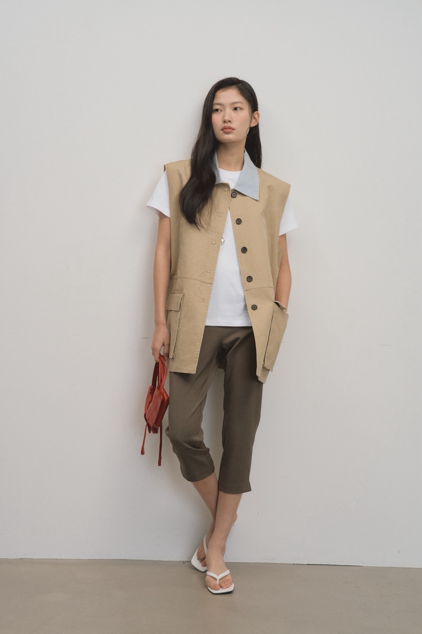 ATHEA韓國直郵女裝新品熱賣推薦人氣時尚26春夏職業休閑馬甲ATHEA馬甲