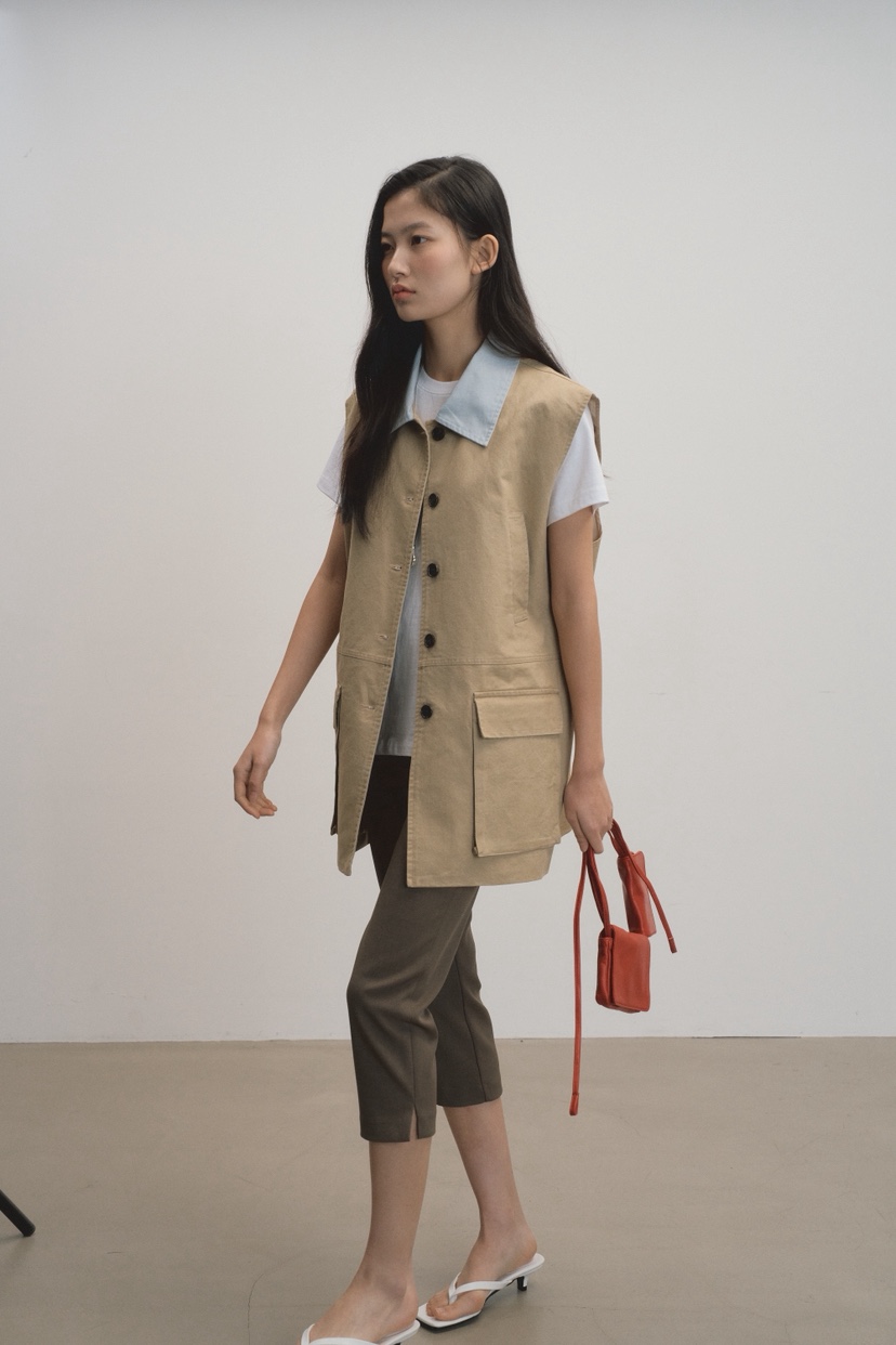 ATHEA韓國直郵女裝新品熱賣推薦人氣時尚26春夏職業休閑馬甲ATHEA馬甲