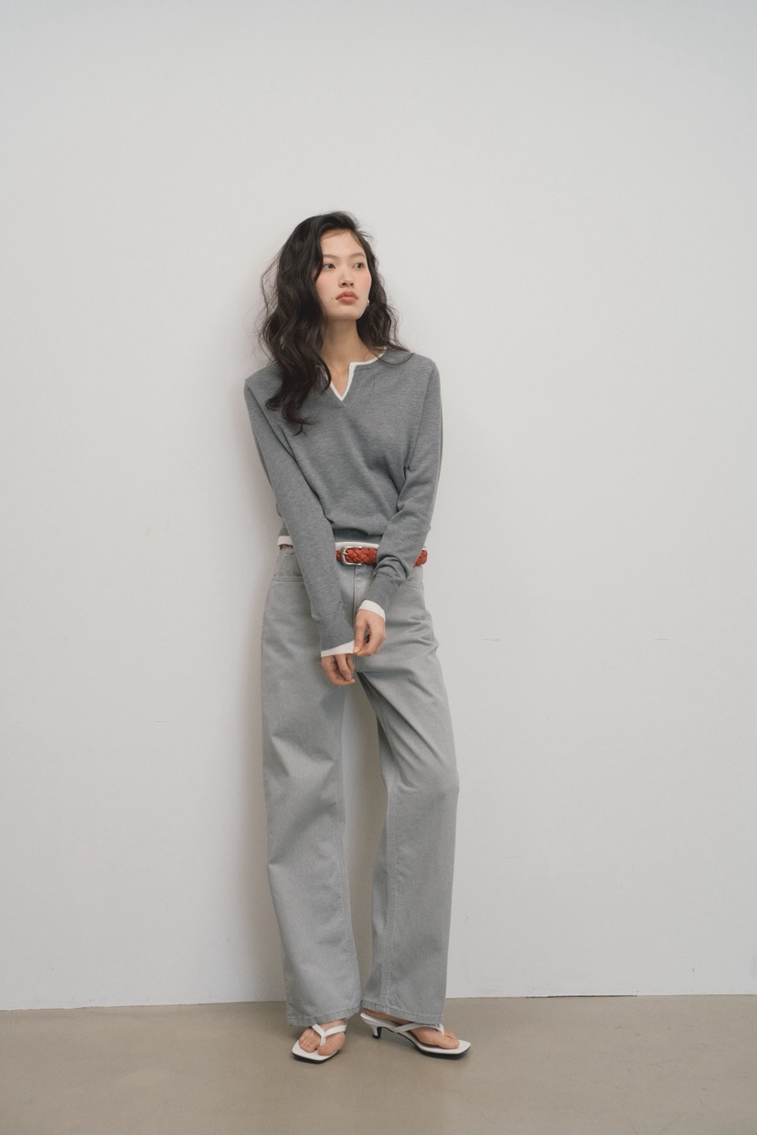 ATHEA韓國直郵實拍女裝新品職業熱賣26春夏休閑時尚牛仔褲ATHEA牛仔褲