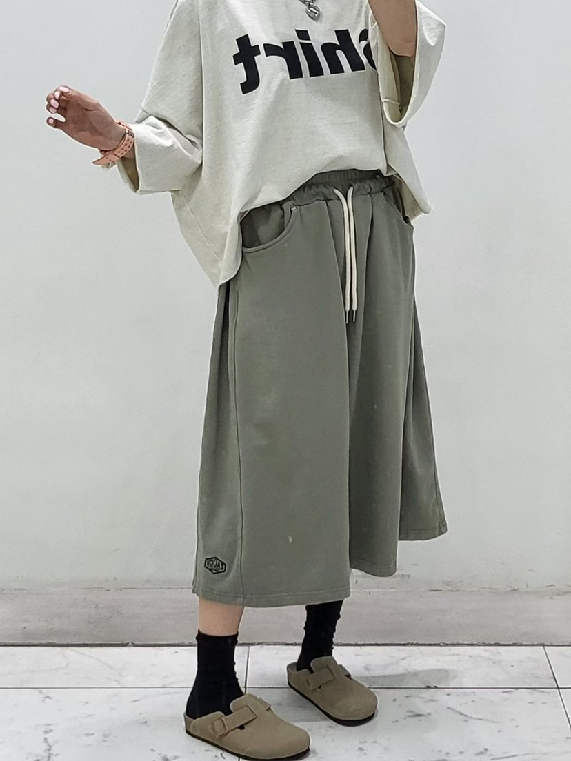 ZACCU韓國直郵實拍女裝新款人氣26春夏職業半身裙中短裙刺繡ZACCU半身裙/中短裙