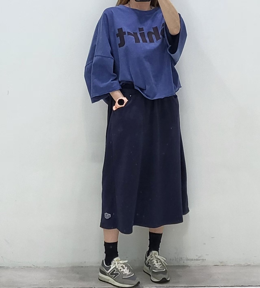 ZACCU韓國直郵實拍女裝新款人氣26春夏職業半身裙中短裙刺繡ZACCU半身裙/中短裙