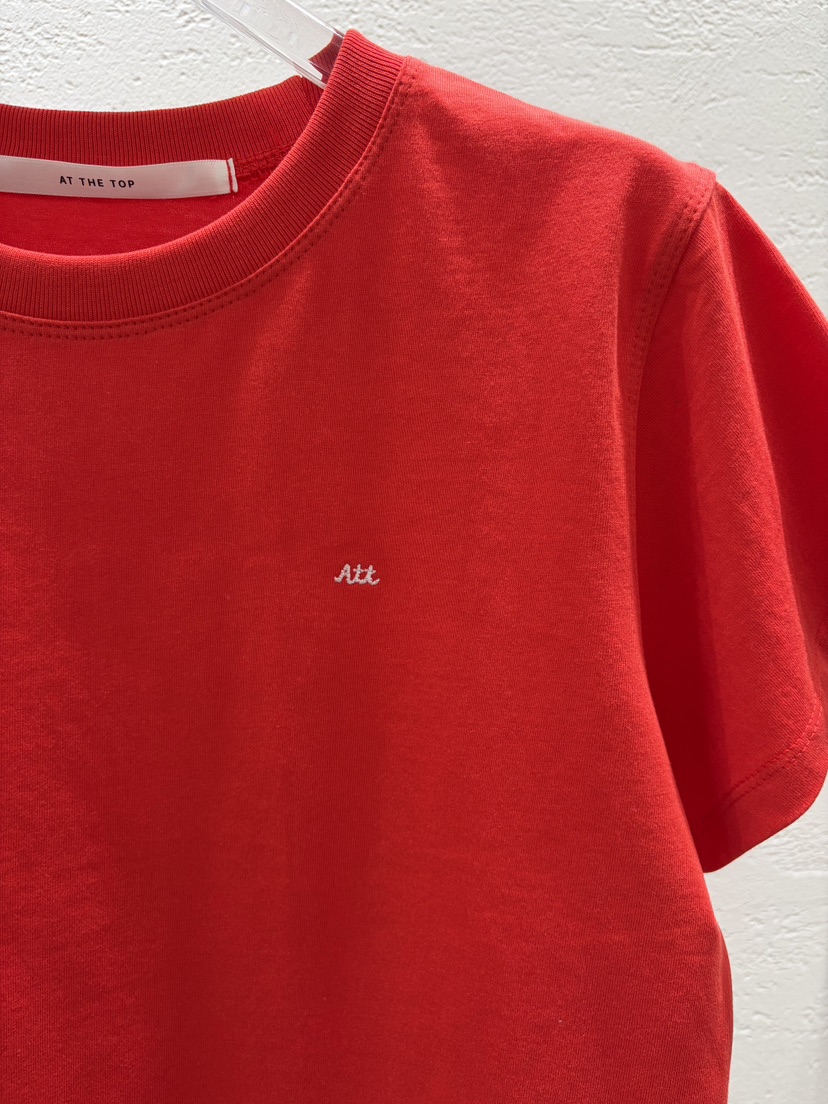 JOA韓國直郵實拍女士新品時尚26春夏職業熱賣休閑T恤刺繡JOAT恤