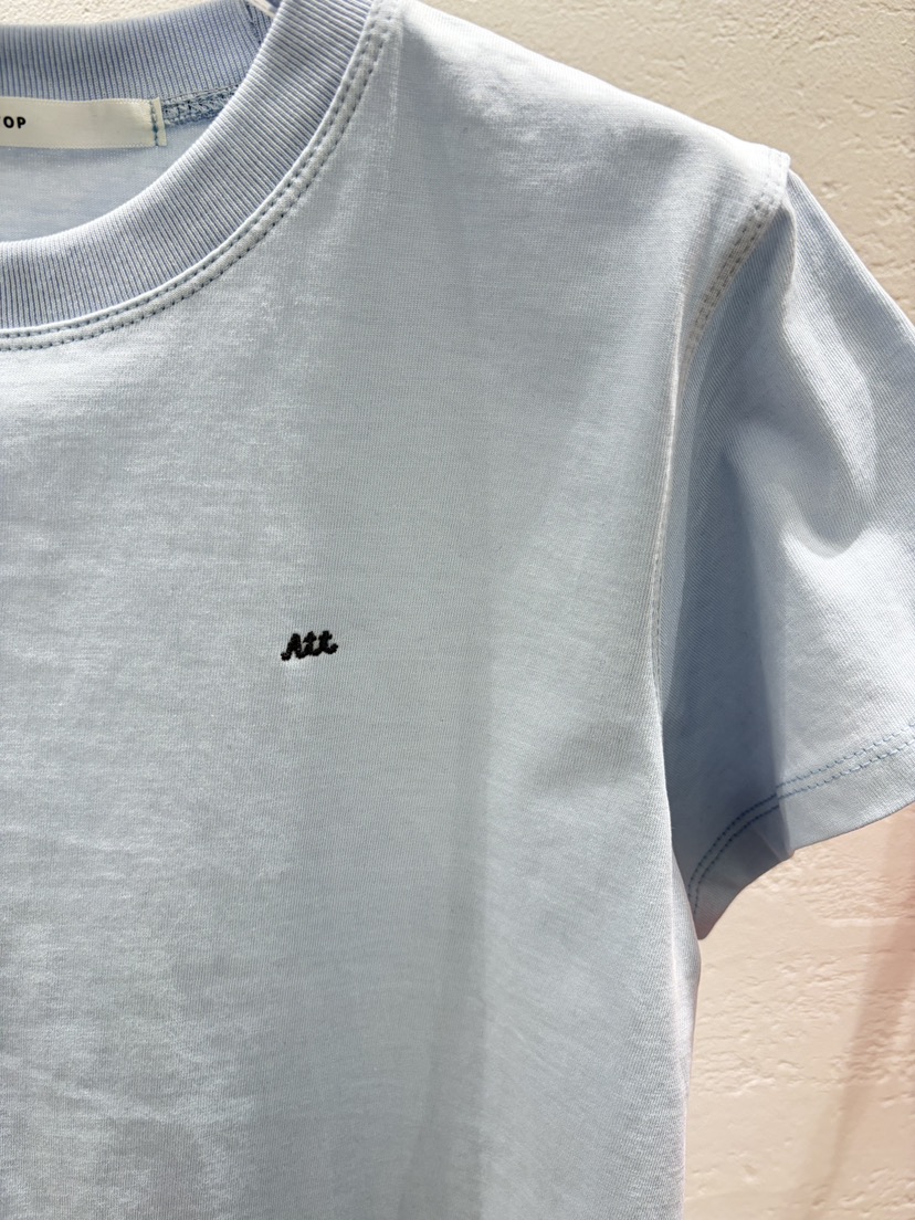 JOA韓國直郵實拍女士新品時尚26春夏職業熱賣休閑T恤刺繡JOAT恤