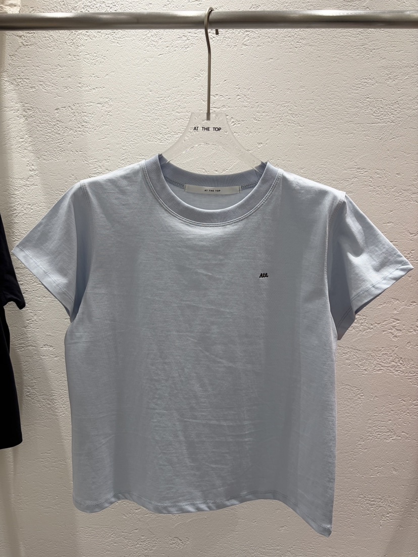 JOA韓國直郵實拍女士新品時尚26春夏職業熱賣休閑T恤刺繡JOAT恤圖色3