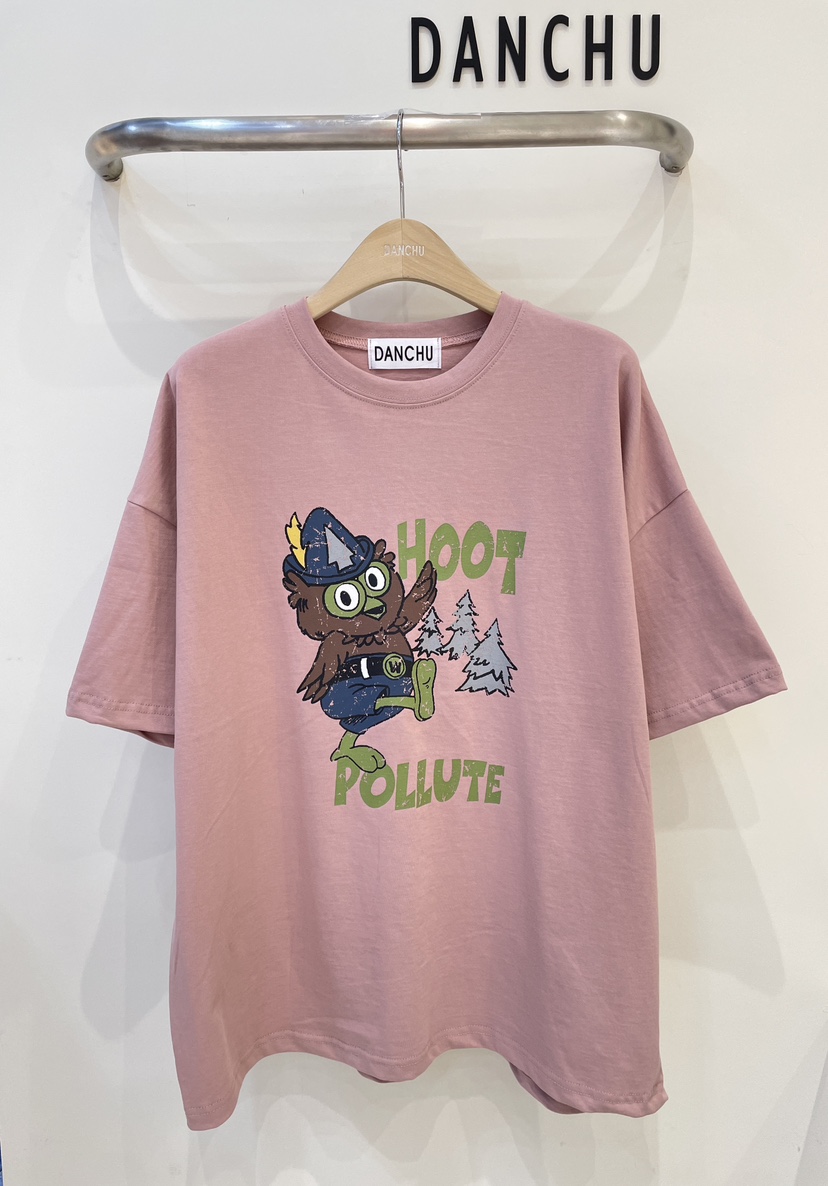 DANCHU韓國東大門直郵女裝新品26春夏職業時尚人氣推薦T恤DANCHUT恤圖色3