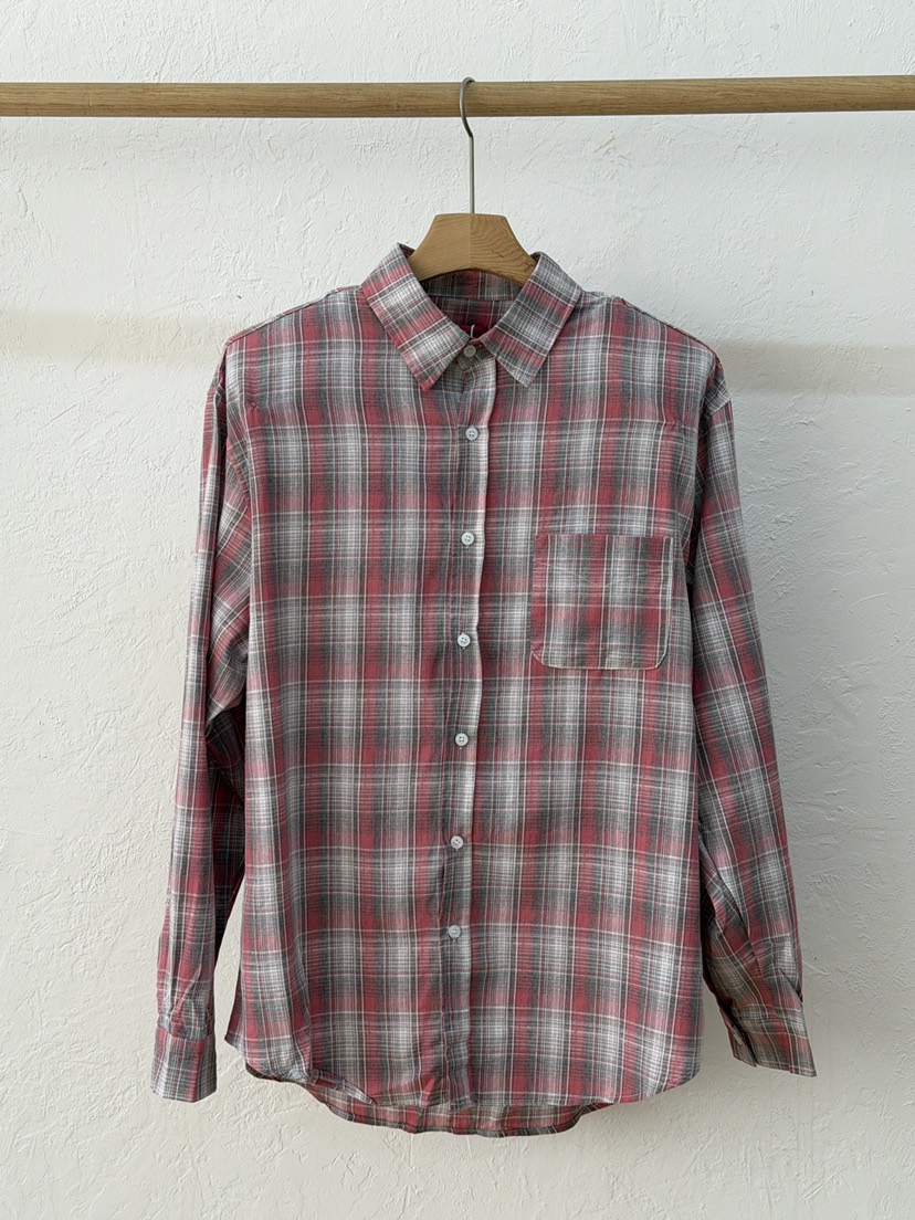 OURWAVE/OUR ROOM韓國直郵女士新品推薦襯衫蕾絲衫格子Our Wave/Our Room襯衫/蕾絲衫圖色2