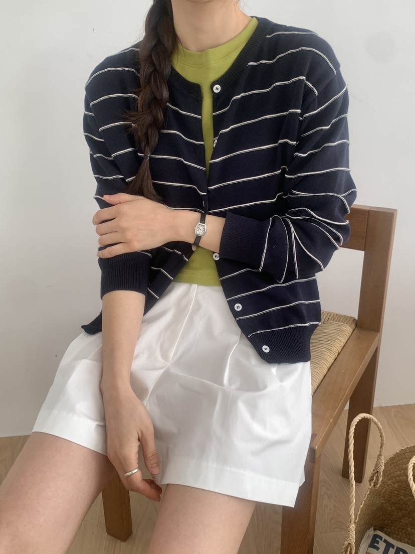 WOOD韓國直郵女裝新品職業人氣休閑熱賣推薦26春夏針織衫WOOD針織衫