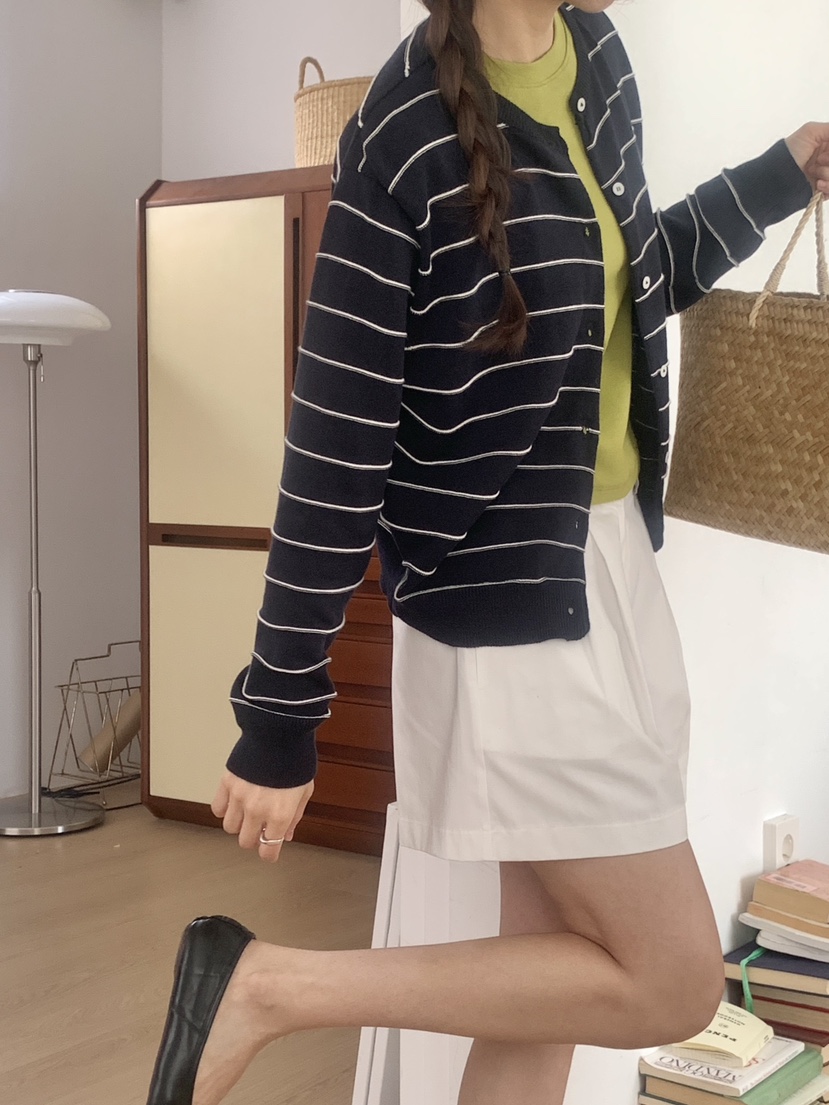 WOOD韓國直郵女裝新品職業人氣休閑熱賣推薦26春夏針織衫WOOD針織衫