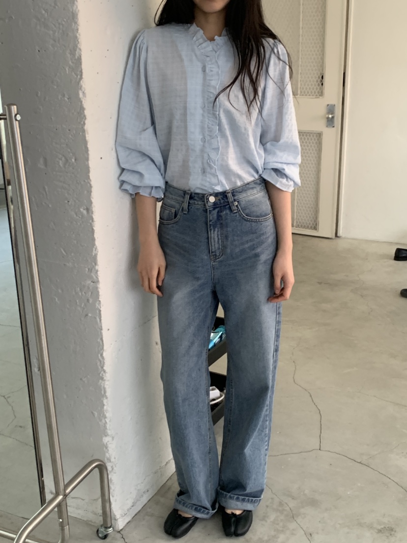 NOUVEAU韓國直郵實拍女裝新品26春夏職業時尚推薦襯衫蕾絲衫NOUVEAU襯衫/蕾絲衫