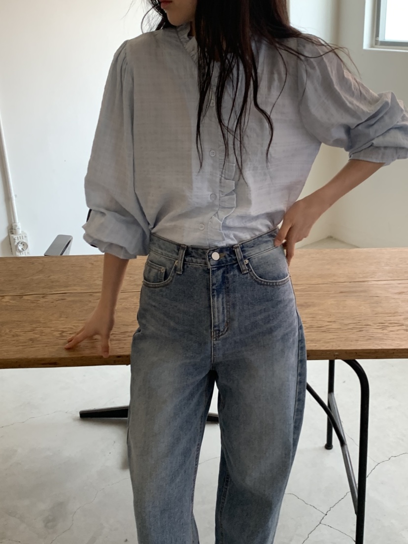 NOUVEAU韓國直郵實拍女裝新品26春夏職業時尚推薦襯衫蕾絲衫NOUVEAU襯衫/蕾絲衫