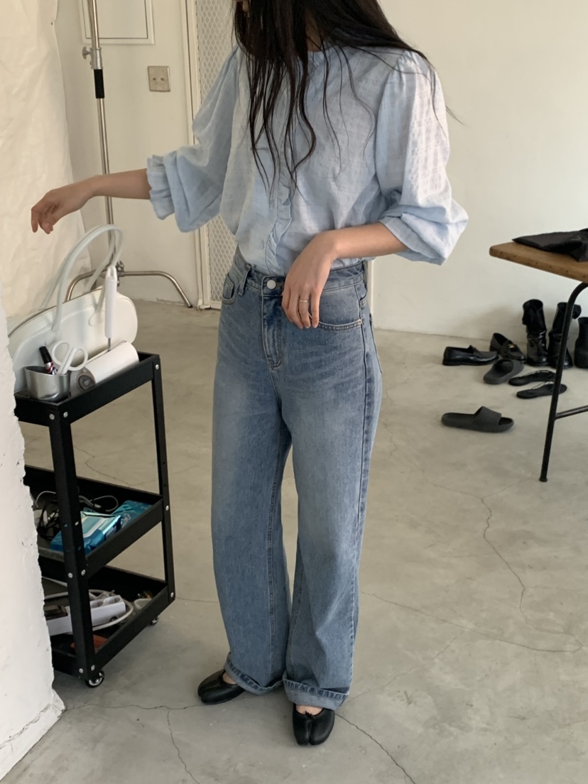 NOUVEAU韓國直郵實拍女裝新品26春夏職業時尚推薦襯衫蕾絲衫NOUVEAU襯衫/蕾絲衫