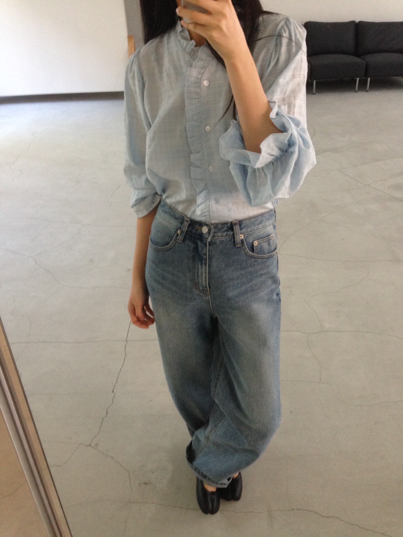 NOUVEAU韓國直郵實拍女裝新品26春夏職業時尚推薦襯衫蕾絲衫NOUVEAU襯衫/蕾絲衫