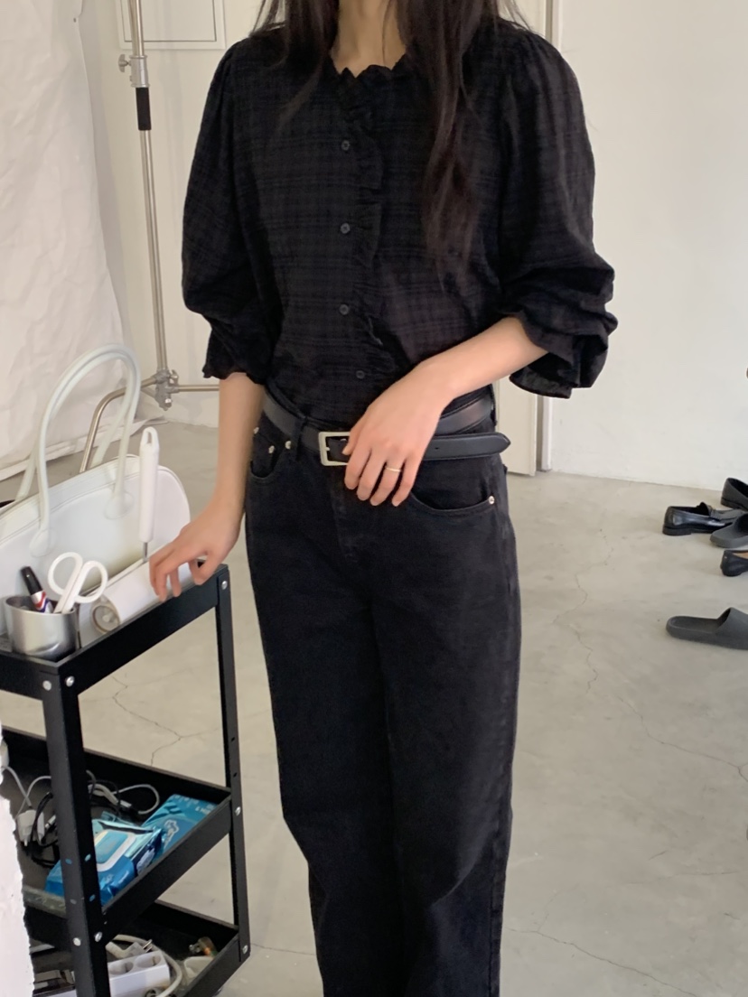 NOUVEAU韓國直郵實拍女裝新品26春夏職業時尚推薦襯衫蕾絲衫NOUVEAU襯衫/蕾絲衫