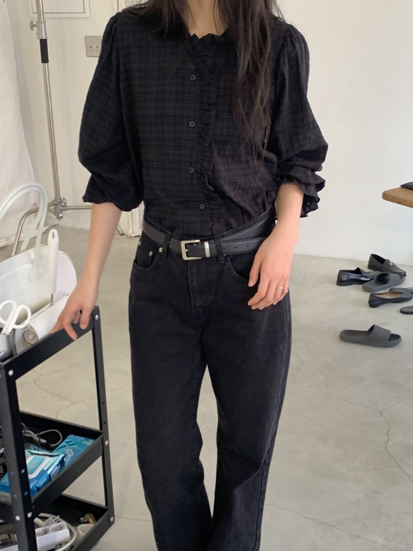 NOUVEAU韓國直郵實拍女裝新品26春夏職業時尚推薦襯衫蕾絲衫NOUVEAU襯衫/蕾絲衫