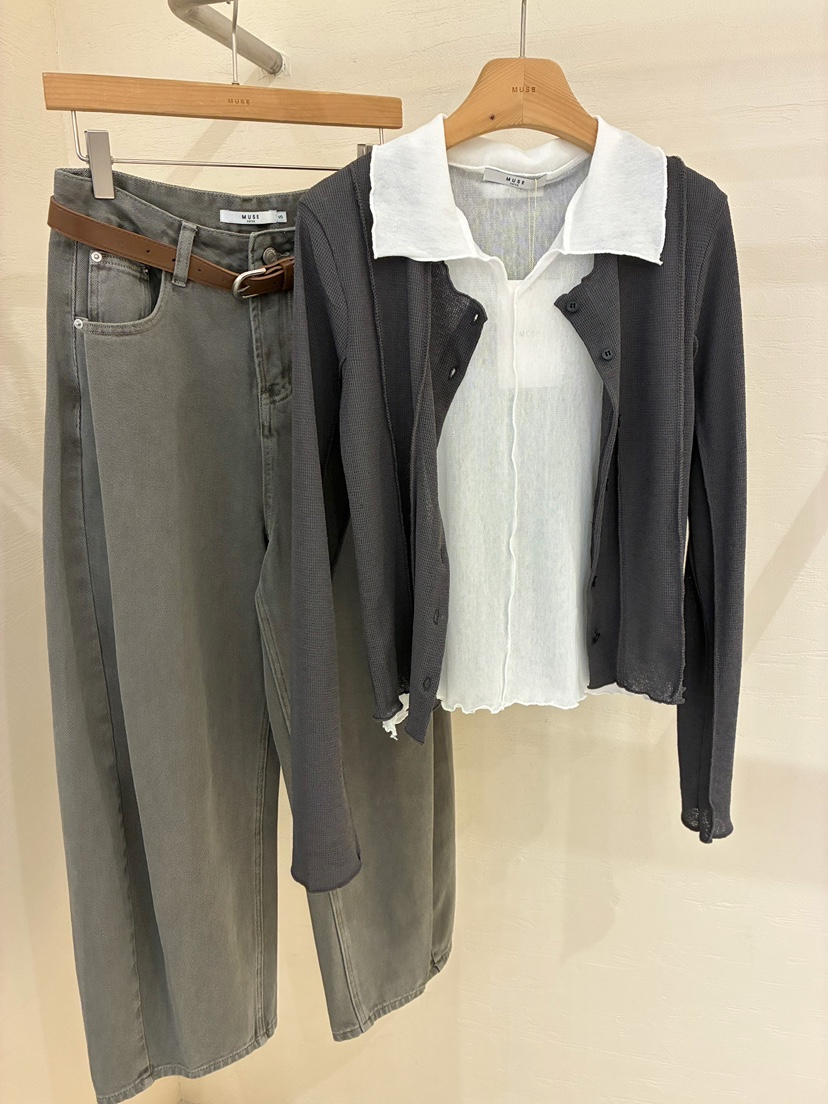 MUSE-P韓國東大門代購女裝新品人氣職業26春夏時尚針織衫MUSE-P針織衫