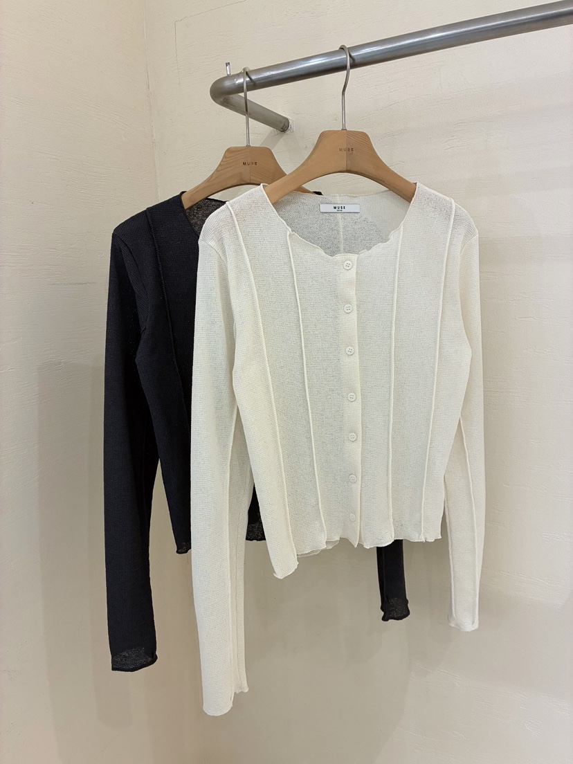 MUSE-P韓國東大門代購女裝新品人氣職業26春夏時尚針織衫MUSE-P針織衫圖色1左一色