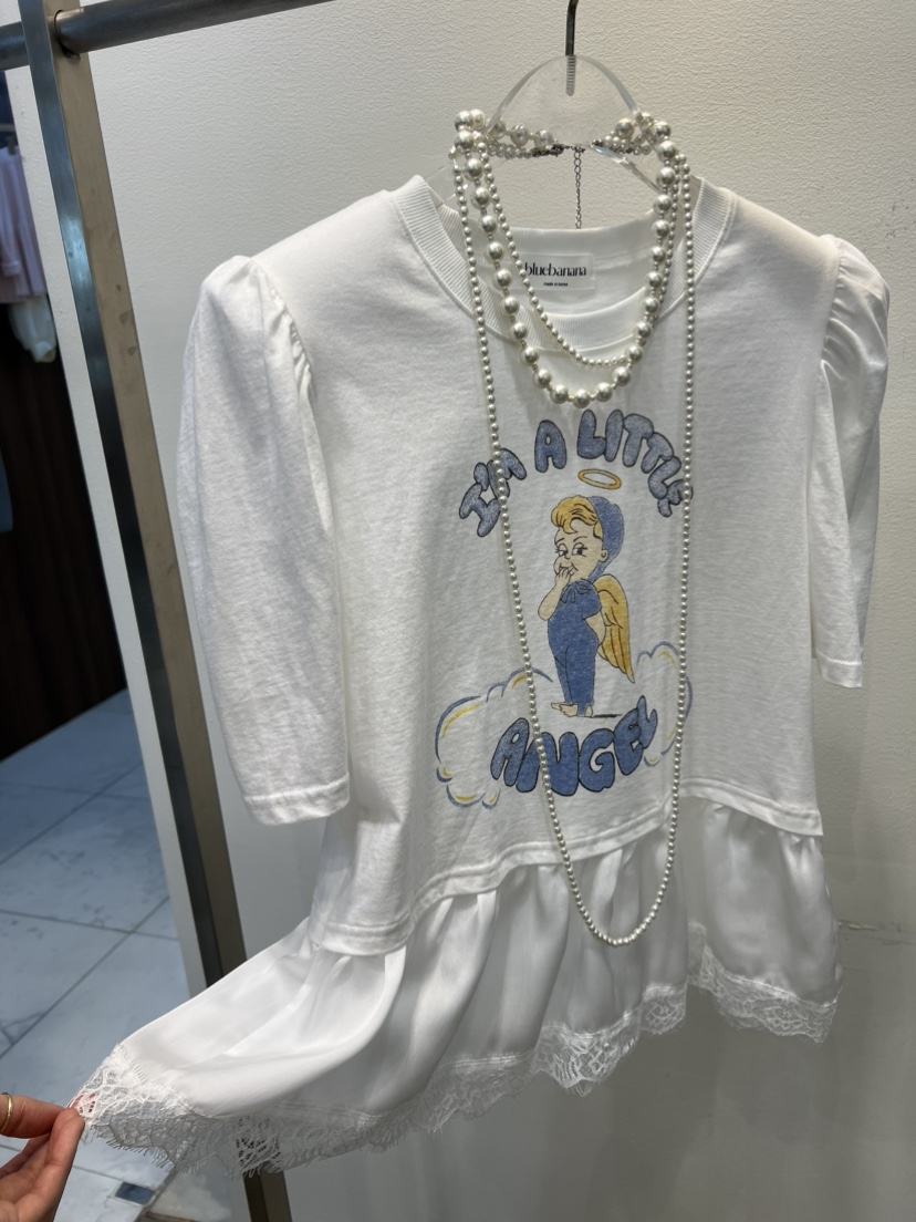 BLUE BANANA韓國代購女裝新品推薦人氣休閑時尚26春夏T恤BLUE BANANAT恤圖色1