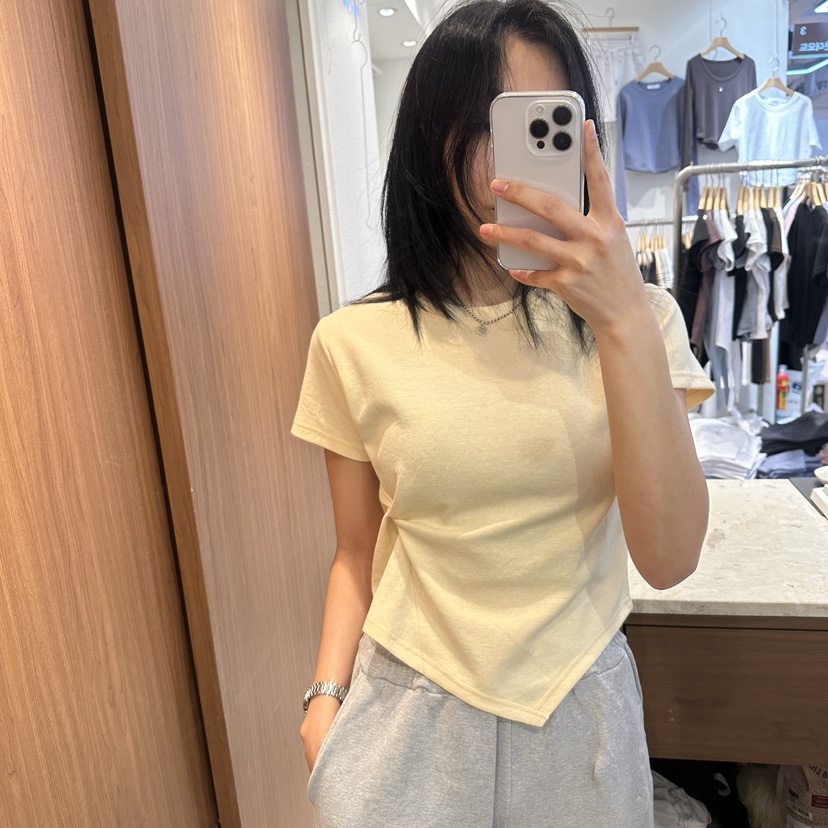 ON THE MODE韓國直郵實拍女裝新品推薦人氣26春夏熱賣T恤ON THE MODET恤