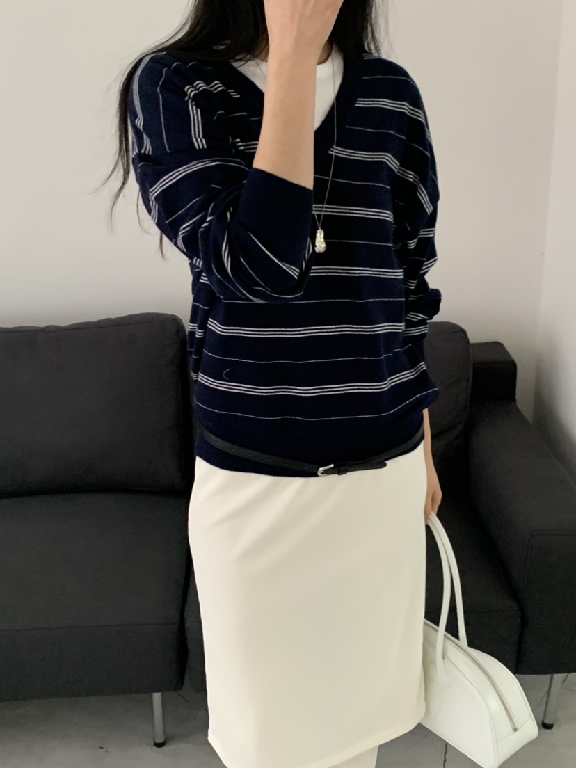 NOUVEAU韓國直郵實拍女士新款人氣熱賣26春夏職業時尚針織衫NOUVEAU針織衫