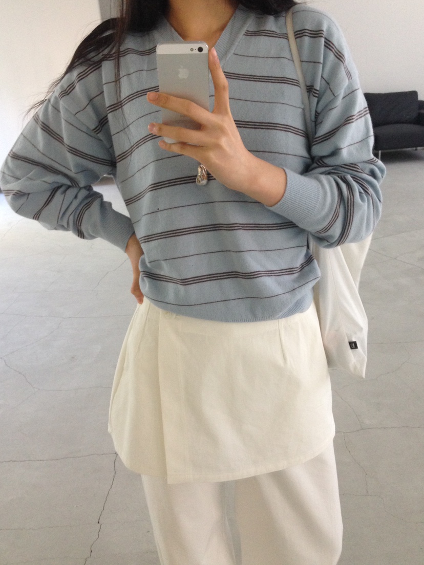 NOUVEAU韓國直郵實拍女士新款人氣熱賣26春夏職業時尚針織衫NOUVEAU針織衫