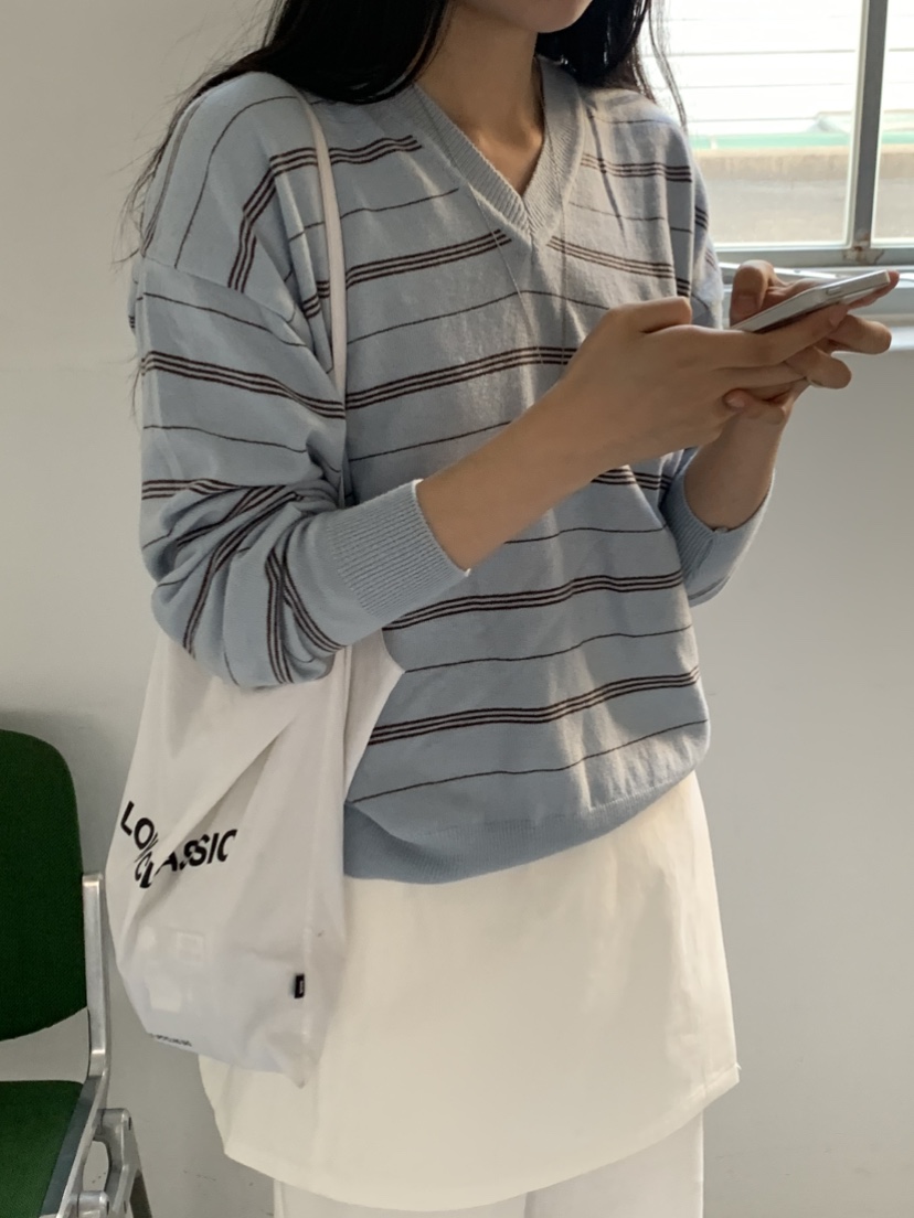 NOUVEAU韓國直郵實拍女士新款人氣熱賣26春夏職業時尚針織衫NOUVEAU針織衫