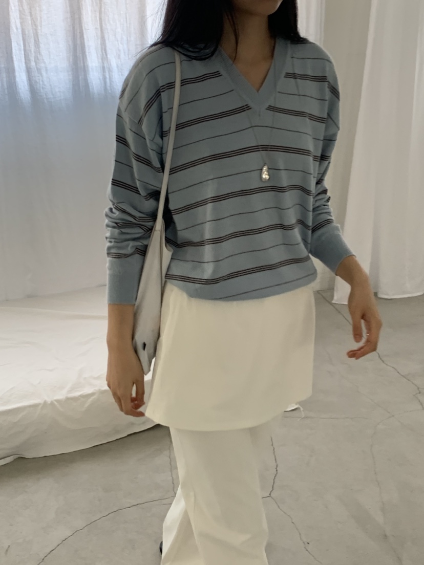 NOUVEAU韓國直郵實拍女士新款人氣熱賣26春夏職業時尚針織衫NOUVEAU針織衫