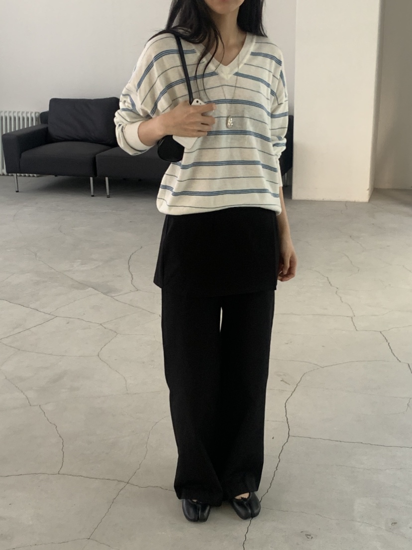 NOUVEAU韓國直郵實拍女士新款人氣熱賣26春夏職業時尚針織衫NOUVEAU針織衫