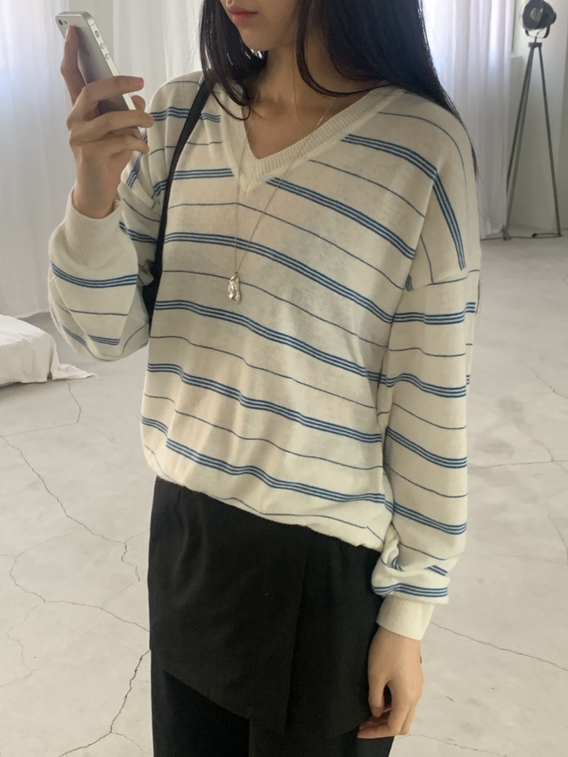 NOUVEAU韓國直郵實拍女士新款人氣熱賣26春夏職業時尚針織衫NOUVEAU針織衫