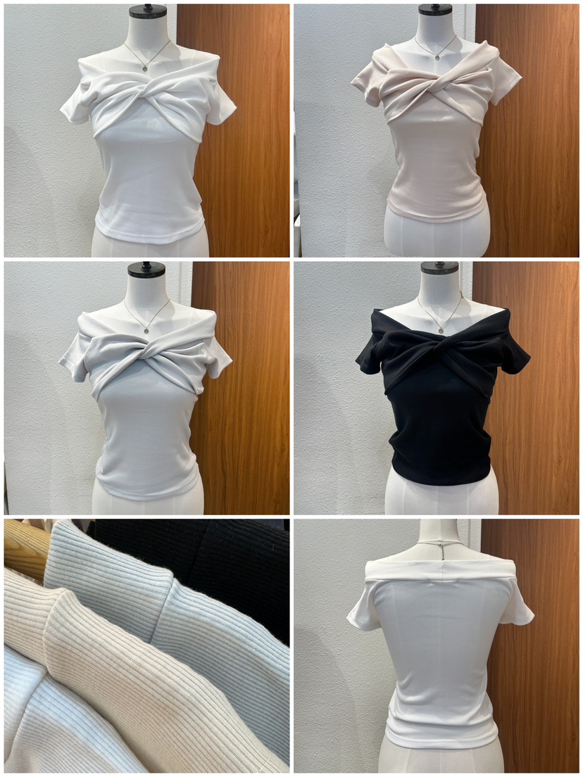 ON THE MODE韓國東大門直郵女裝新款時尚26春夏職業T恤ON THE MODET恤